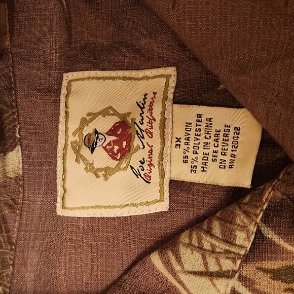 Joe Marlin Original Outfitters Men's Hawaiian Shirt - Picture 4 of 7